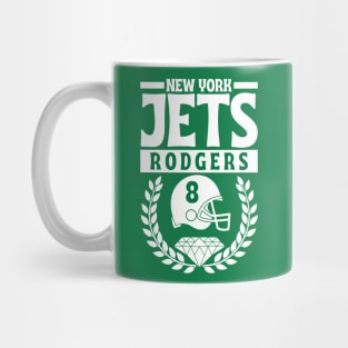 New York Jets Aaron Rodgers 8 Helmet American Football Mug